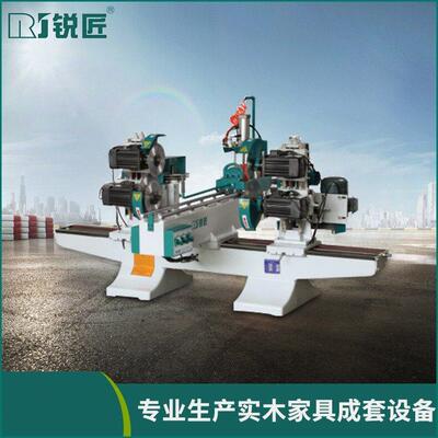 MJX243AS 双端锯铣机 锐匠木工机械 上下锯 6电机双端锯铣