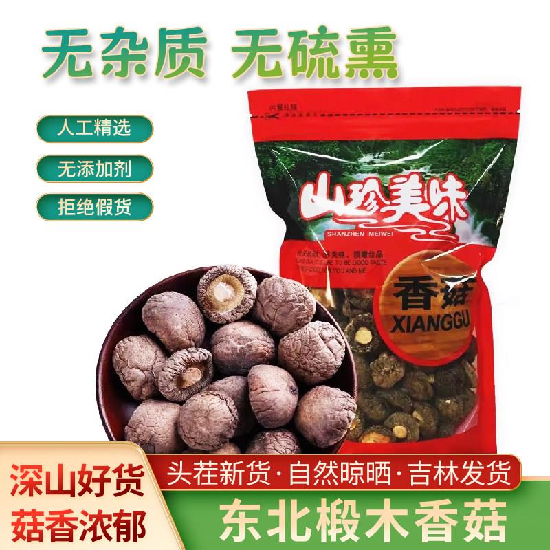 东北椴木小香菇250g新货珍珠菇干货非特级蘑菇金钱菇冬菇土特产