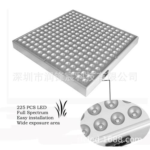 ld植物灯植225颗e15W45W物led灯室全光谱le45Wd面板内叶菜成长灯