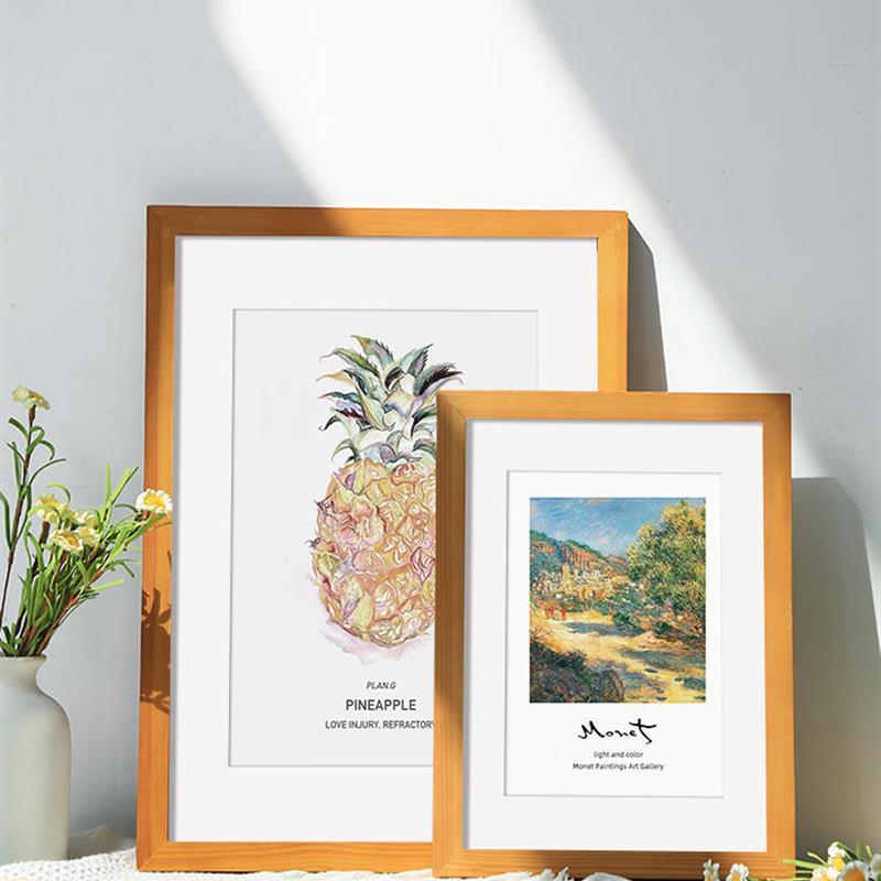 poster , photo , wooden art picture frame, square相框/画 画