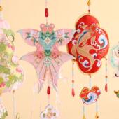 民族风香904囊意古风缎布流苏香挂包件创精美香包挂饰文纪念品香