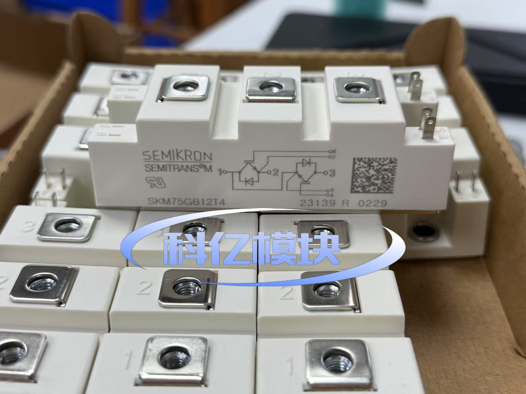 全新西门康IGBT模块，型号SKM75GB12T4，原装正品