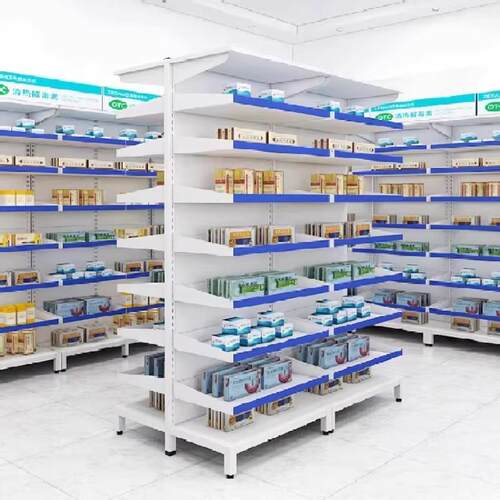 医院西药架诊所药品架药店单双面抽拉药盘架商用药房展示架处置台
