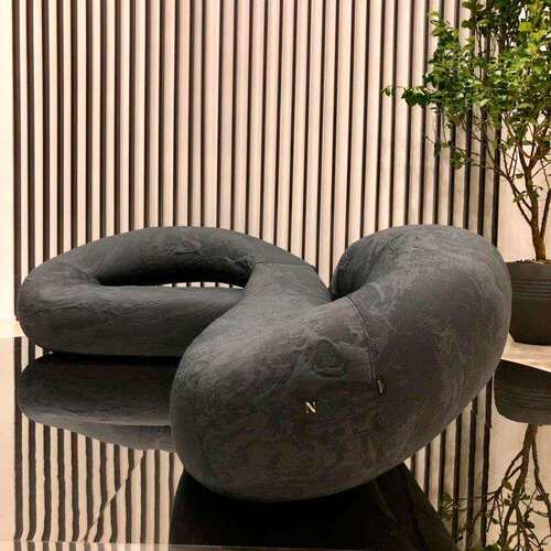Infinito sofa 意大利设计师意式创意个性异型布艺接待蛇形沙发椅