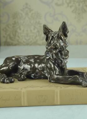 创意房冷铸JOJ铜工艺居品动物家摆件客厅视柜玄关书办公室桌面电