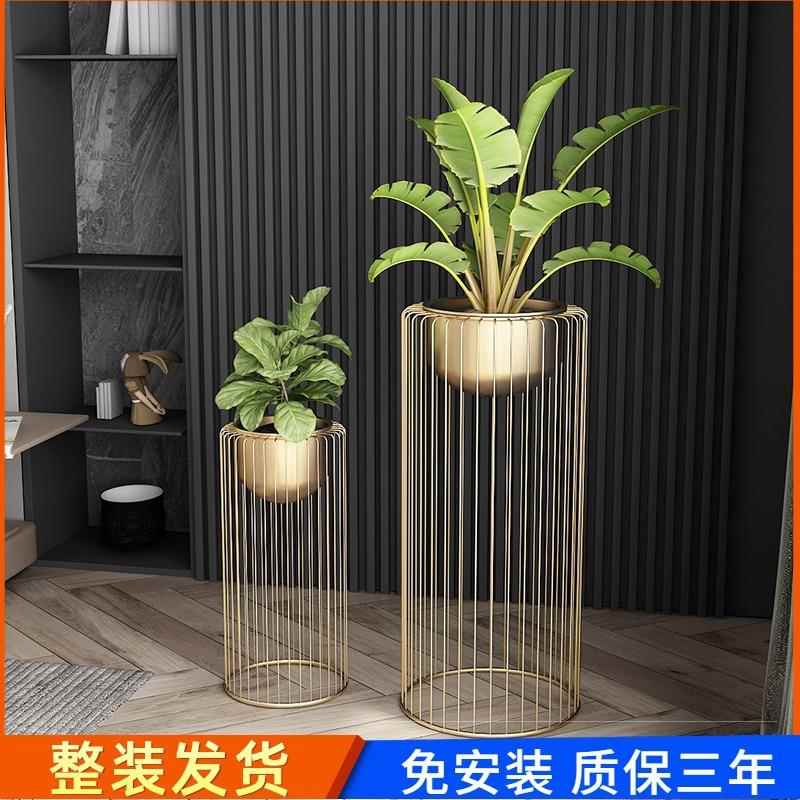 北欧简约现代落地式客厅花盆植物架绿萝花架子创意客厅装饰绿植架