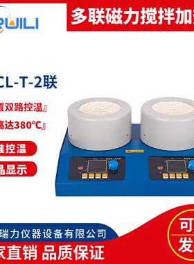 厂家多联磁力搅拌器电热套ZNCL-T-2联50ml-1000ml智能数显加热套