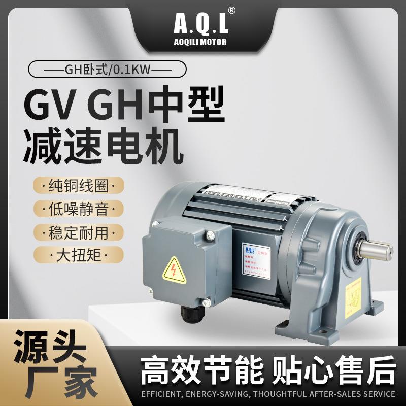 AQL奥奇力GVGH中型减速电机GH卧式/0.1KW纯铜线圈厂家直发