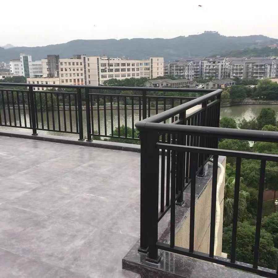 铁艺护栏铸铁围墙栅栏庭院围栏小区铝艺栏杆别墅围栏中式护栏阳台