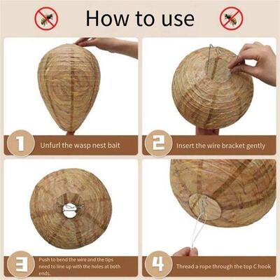 paper lantern2Pcs Wasp Nest Decoy Beehive Wasp Wasp Hornet