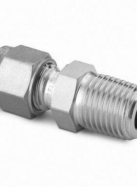 Swagelok世伟洛克SS-10M0-1-4RT管接头10mm卡套x1/4ISO锥形外螺纹