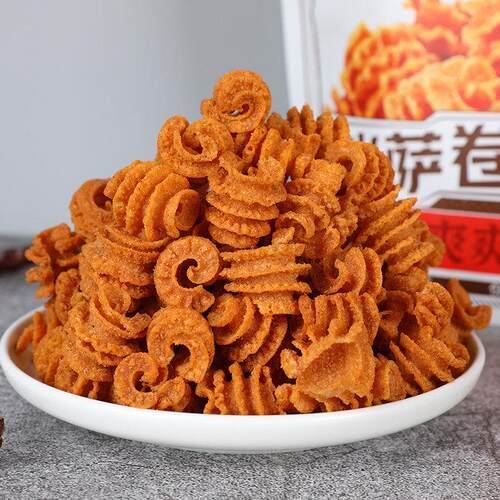 狗牙儿比萨卷可以吃很久的零食188g×6包香酥脆零食脆锅巴香辣脆