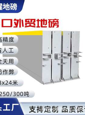 出口外贸地磅300吨3x24米高精度数字大型电子地磅秤250吨汽车衡