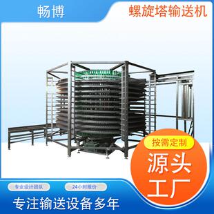 不锈钢传送带多层网带送料机螺旋塔输送机食品烘干冷却塔海鲜水饺