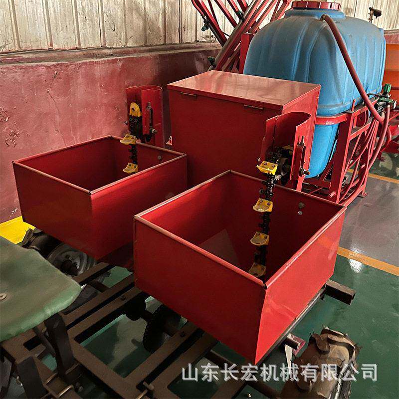 覆膜种植施一体机垄双行马铃薯播种机土豆覆膜播种机