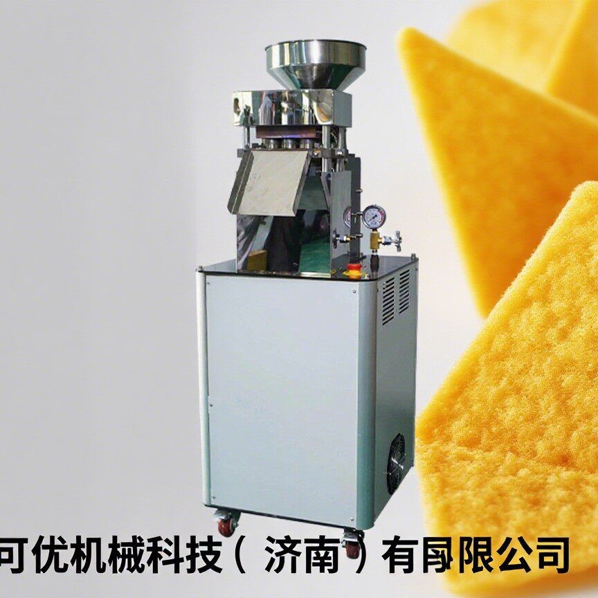 全自动爆米饼机非油炸三角片设备可优摆摊设备厂家直发源头工厂