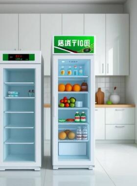 冷藏保鲜幼儿园食品留样柜带锁餐厅食堂家用小冰箱商用展示留样柜