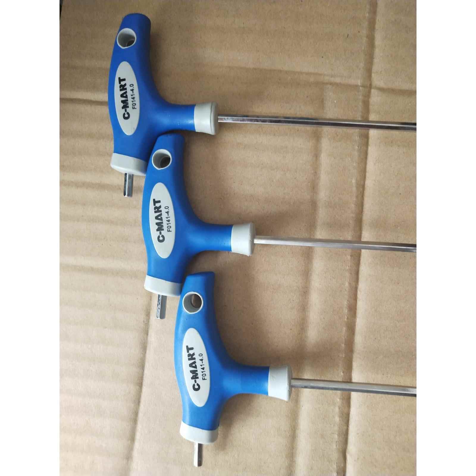 F0141加长特长T型内六角扳手3 4 5 6 长度300MM台湾西玛CMART超长