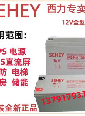 SEHEY西力SH65 NPG100-12蓄电池12V17.24.38.40.55.150.200AH?