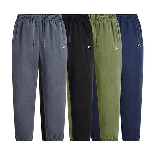 摇粒绒抓绒裤保暖秋冬款加绒颗粒绒外穿登山运动户外男裤户外登山