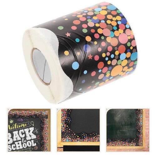 Bulletin Board Stickers Copper Plate Scalloped Borders