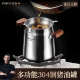 304不锈钢猪油罐厨房滤油壶家用耐高温油罐带滤网辣椒油罐大容量