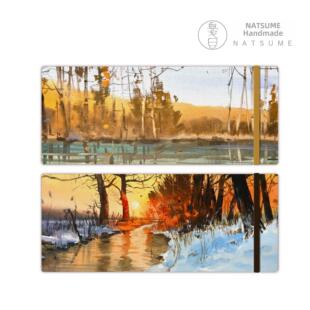 夏夜晚风指南」手工随身旅行水彩手账本宝虹 395「NATSUME 394