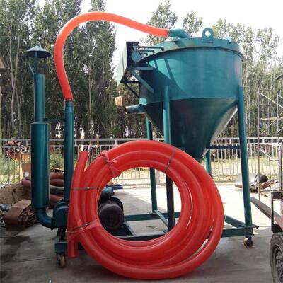 河南粉料远距离输送倒运设备加工定制200型脉冲除尘式气力输送机