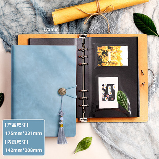 相册本自粘贴式 情侣照片收纳纪念册 覆膜diy手工影集大容量家庭版