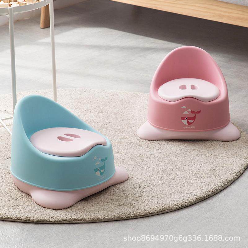 茶儿花童盆塑料卡通带盖大号靠背坐便器盂尿盆痰婴幼儿352001防臭