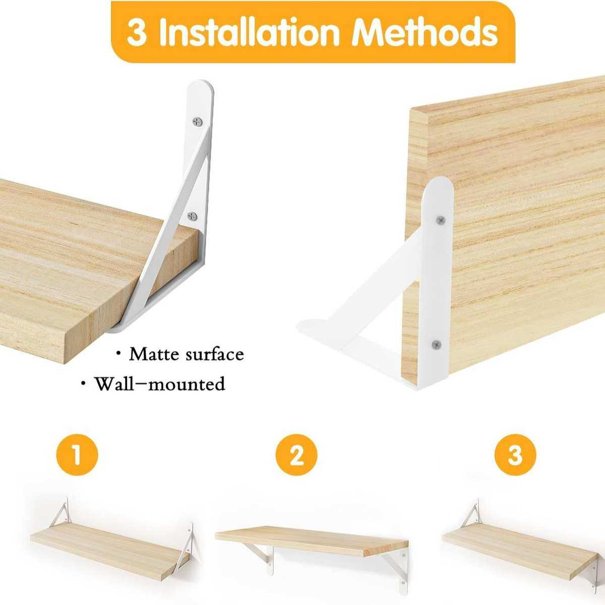 墙上置物架墙壁书架挂墙隔板墙面壁挂式架子一字板上墙层板木质,收纳整理,整理架/置物架/收纳架,淘宝优惠券,粉丝福利购,淘宝优惠卷