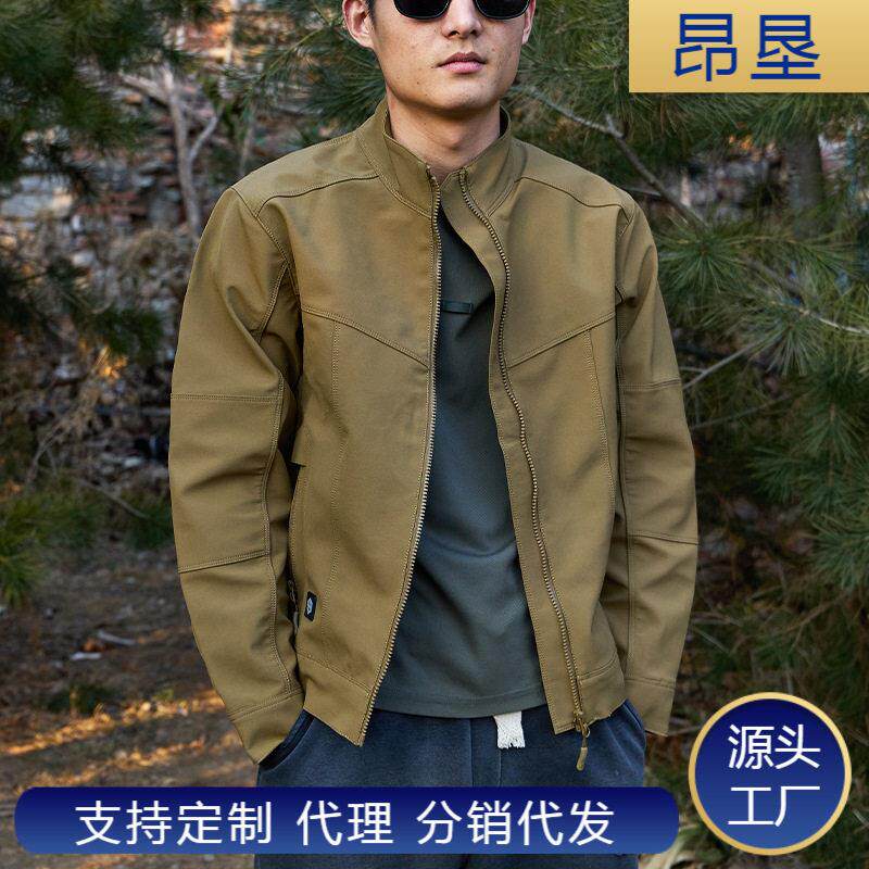 春秋户外战术刺客夹克层士薄款行政透气多口袋战术服外套