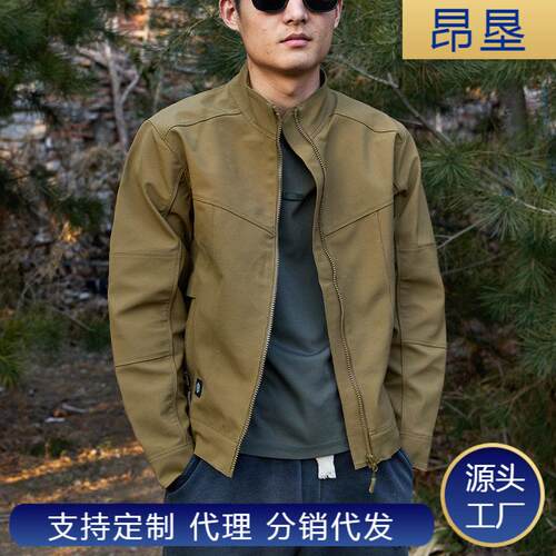 春秋户外战术刺客夹克层士薄款行政透气多口袋战术服外套