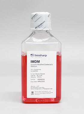 biosharp BL312A IMDM液体培养基 500ml/瓶