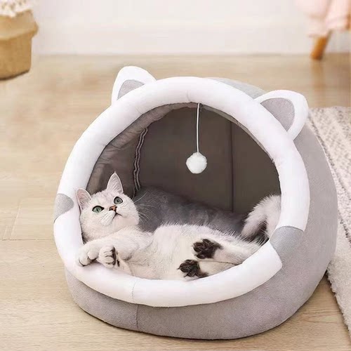 封闭式猫窝四季四季保暖狗窝沙发