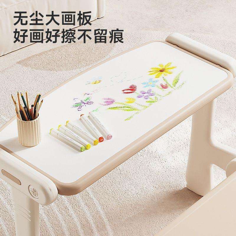 儿童可折叠沙发学习桌椅幼儿园画画写字桌书桌宝宝幼儿桌子椅一体