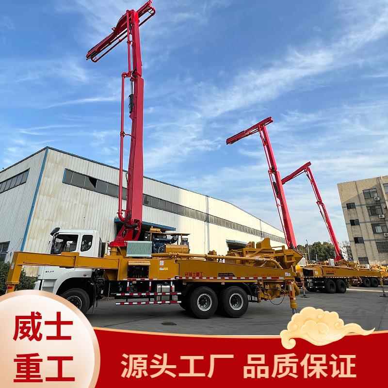 湖南长沙泵威士重混凝土泵车和搅拌工车输IRA送泵车车天运输生产