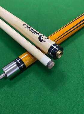 批发PC9005大头九球杆台球杆黑八英式斯诺克148cm两节桌球杆批发