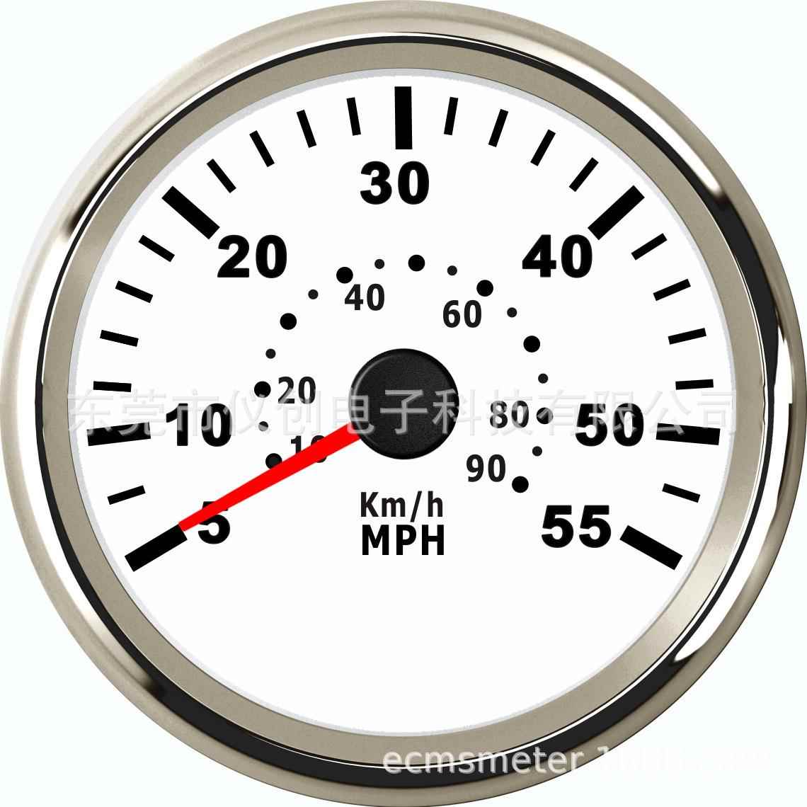 85mm脉冲气压速度表 55MPH 跨境电商直供厂家