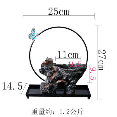 树脂文竹式花盆装饰客厅绿花盆家居肉植创意古多铁盆造景悬挂艺复
