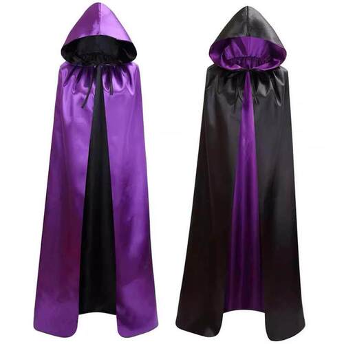 Halloween Double sided Cloak Hooded Cloak万圣节双面披风连帽