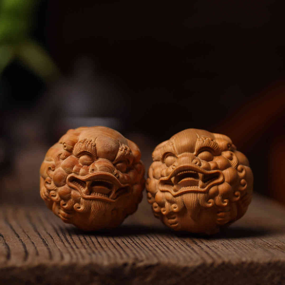 太行崖柏木雕貔貅有求必应保健球手部按摩球男士随身手把玩送长辈