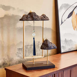 新中式 饰品 大型禅意摆件玄关客厅电视柜样板房间创意落地家居软装