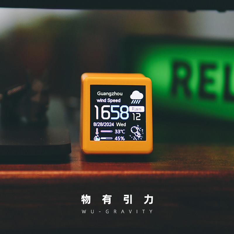 桌面气象站个性生日礼物创意稀奇实用送男友男士 黑科技高级感礼