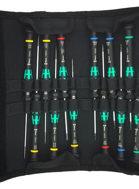 weera德国Vera 12 25防穿刺微型螺丝刀收纳编织帆布空袋9429 9454