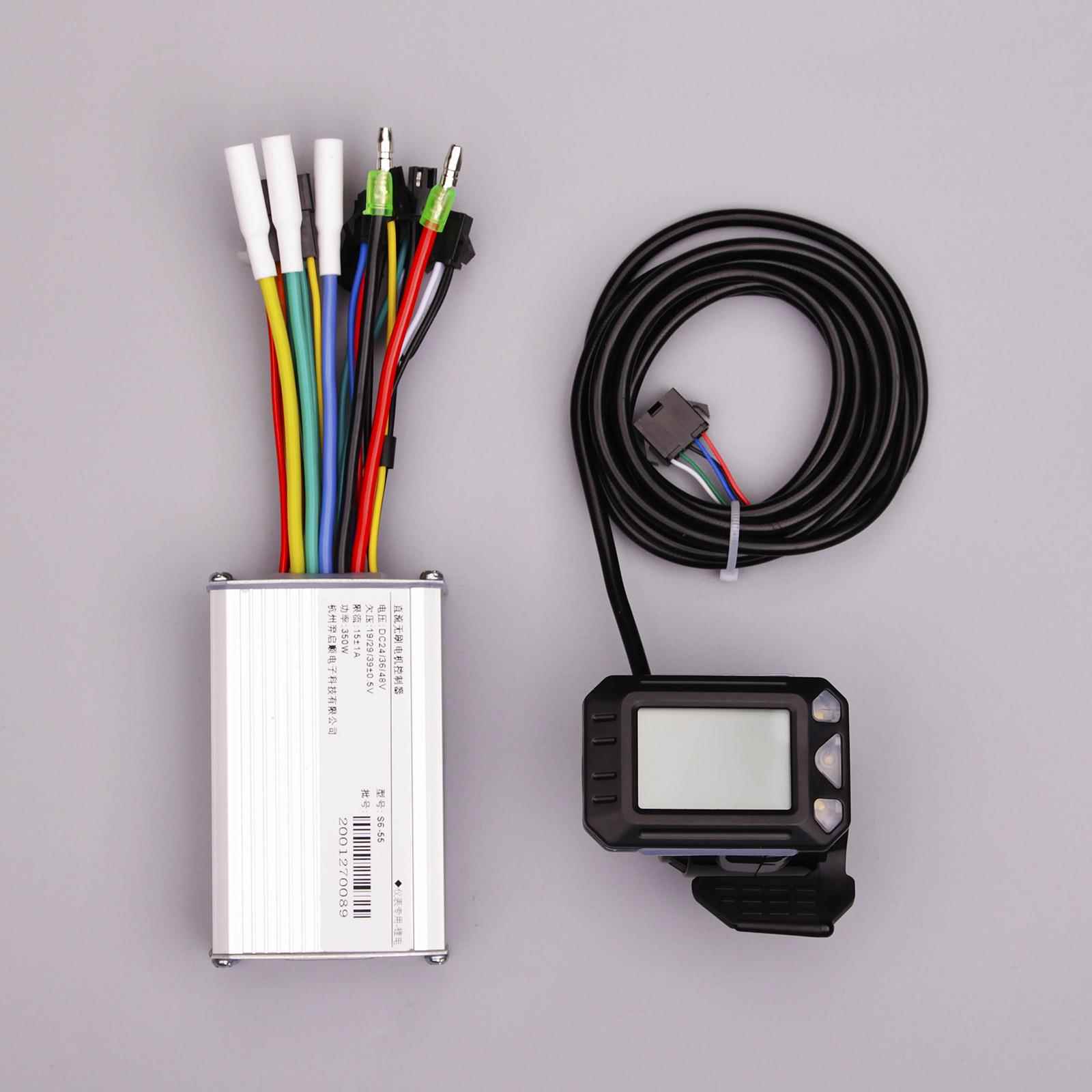 电动滑板车仪表LCD液晶屏加速器里程表24V36v48v250W3250W多功能
