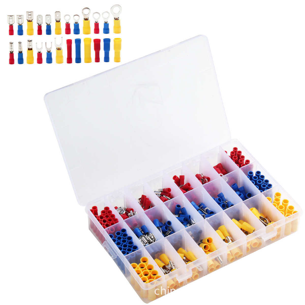 端子  压接线热销款400pcs冷压冷30组合端子 盒装套装端子,五金/工具,接线柱,淘宝优惠券,粉丝福利购,淘宝优惠卷