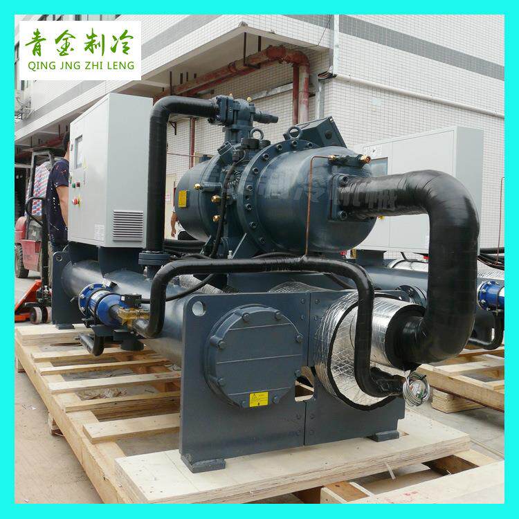 供应制药工艺辅机水冷螺杆式制药冷水机QX-530WS急速降温冷冻机组