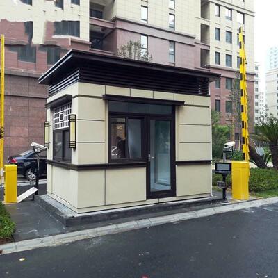 小区门卫岗亭工厂值班室岗亭保安亭休息室真石漆成品门岗亭传达室