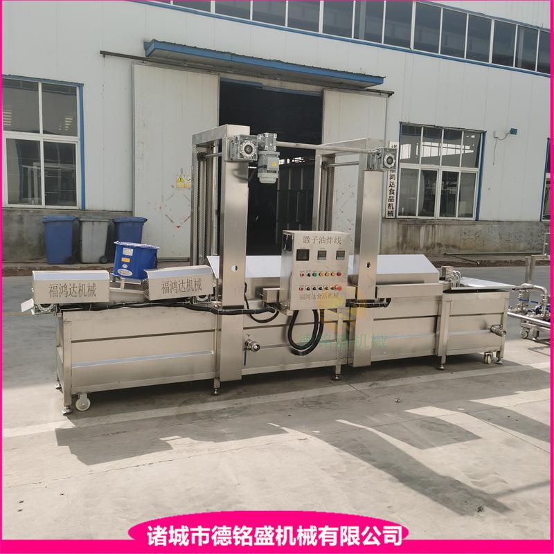 过滤油机器薄脆饼网带式油炸机休闲面食大馓子油炸设备